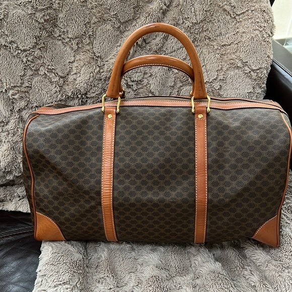 CELINE MACADAM DUFFLE Travel BAG 45cm - Picture 7 of 16